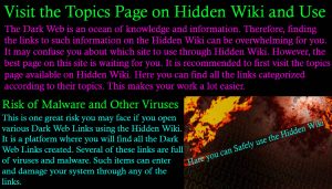 Visit the Topics Page on Hidden Wiki and Use